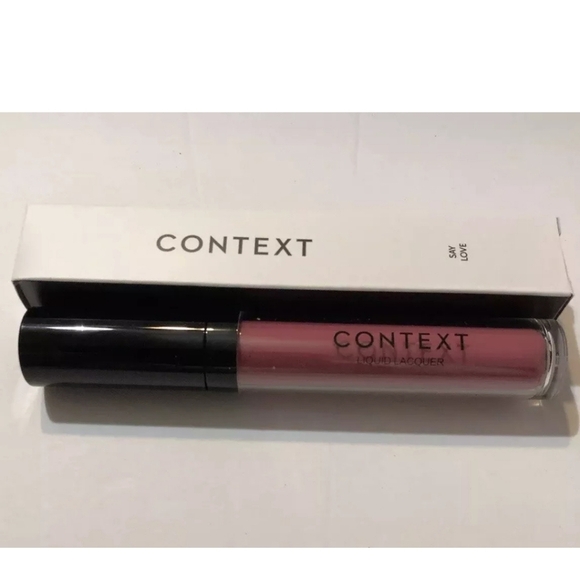 CONTEXT SKIN Matte Lip Lacquer: SAY LOVE (Vibrant Pink) NIB - Picture 7 of 7